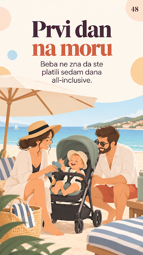 Prvi dan na moru.