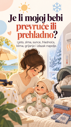 Je li mojoj bebi prevruće ili prehladno?