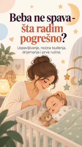 Beba ne spava - šta radim pogrešno?
