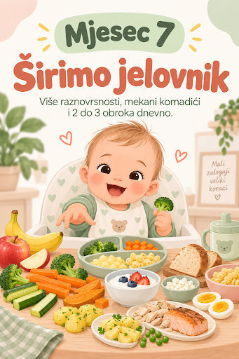 Mjesec 7 - Širimo jelovnik