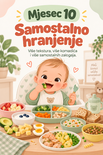 Mjesec 10 - Samostalno hranjenje