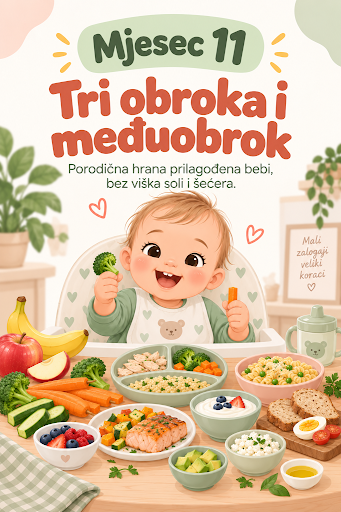 Mjesec 11 - Tri obroka i međuobrok