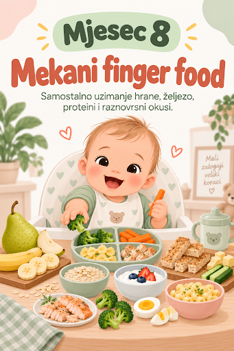 Mjesec 8 - Mekani finger food